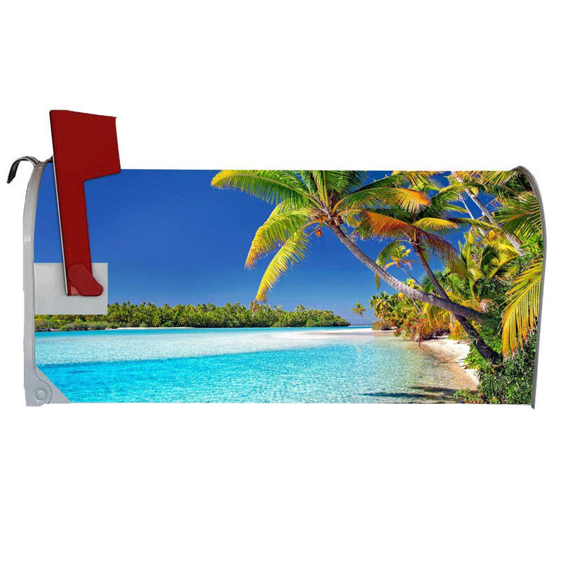 Couverture tropicale pour boîte aux lettres summer