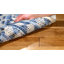 Tapis ivoire / bleu tissé à plat à la main Lilliana-2077502782