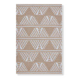 Folk Moroccan Area Rug in Natural