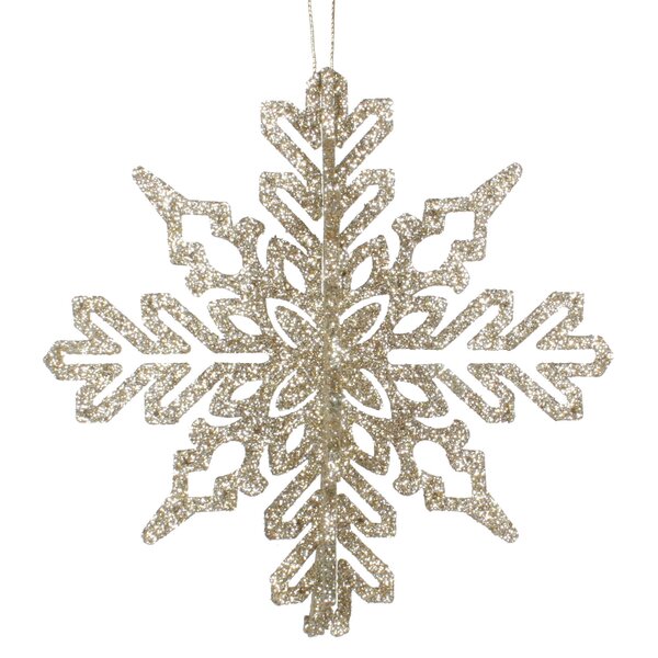 18 Piece Snowflake Holiday Shaped Ornament Set The Holiday Aisle