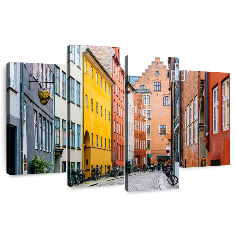 Sireci Street In Copenhagen, 42" H x 68" W