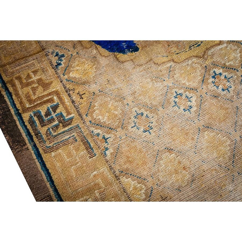 Tapis ningxia chinois antique des années 1880