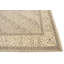 Tapis floral beige fait à la main 7 pi 11 po x 9 pi 9 po Floral