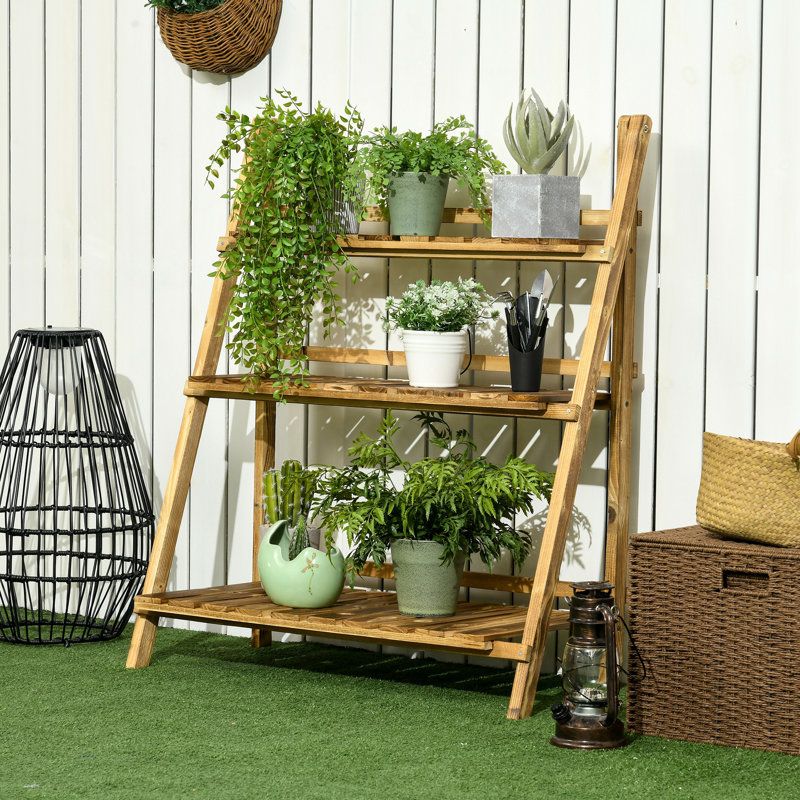Plant Stand, 93cm H x 80cm W x 37cm D, Bronze