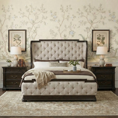 Dillmon Queen Shelter Bed & Two Nightstands Bedroom Set