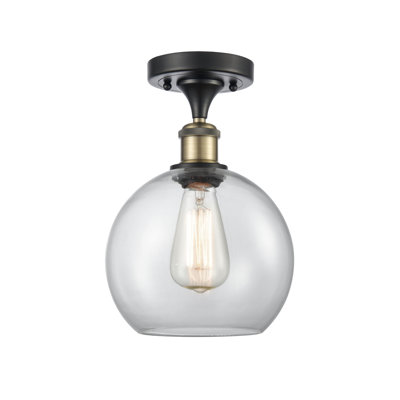 Cindi Glass Semi Flush Mount