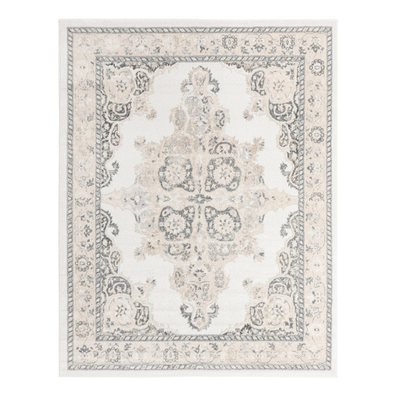 Anjelita Oriental Indoor Rug, Rectangle 7'10" x 10'