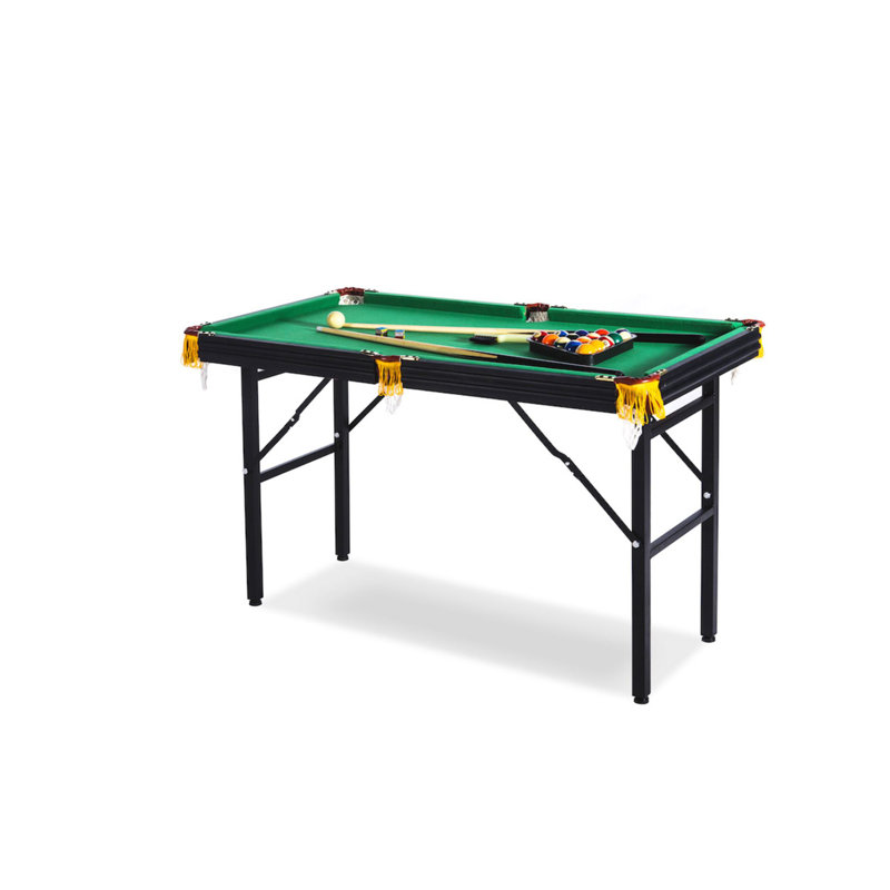 Table de billard pliable Rack Leo, Vert