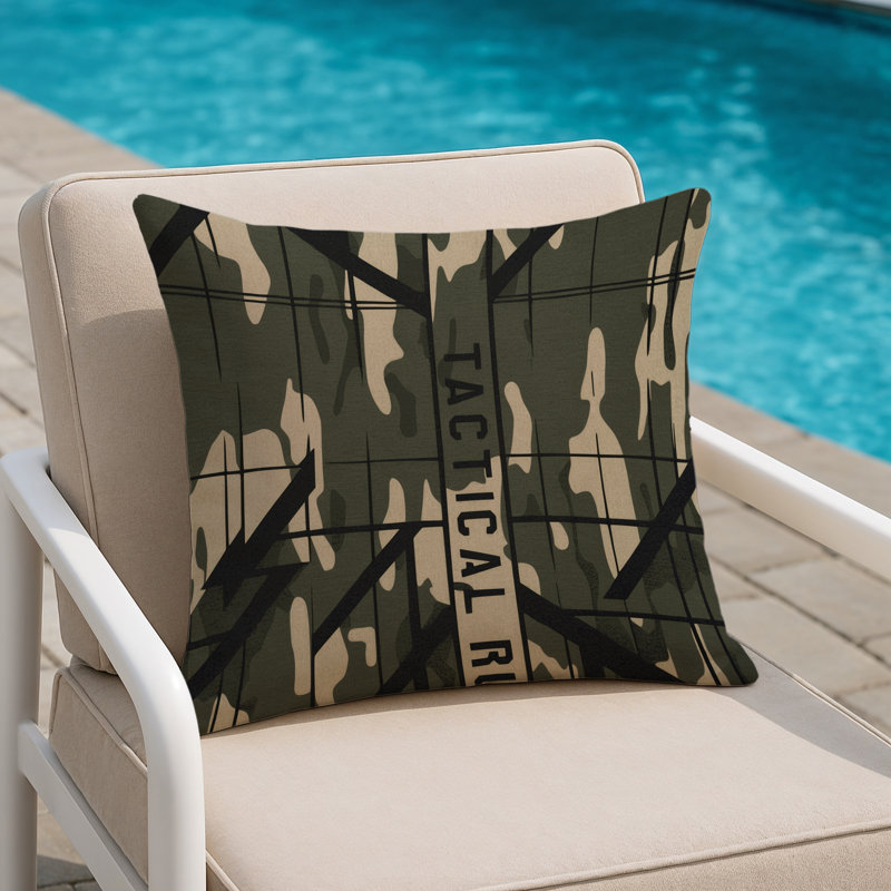 Pathfinder Indoor And Outdoor Throw Pillow, Square 20"
