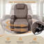 Fauteuil de massage avec fonction pivotante et berçante-1589937774