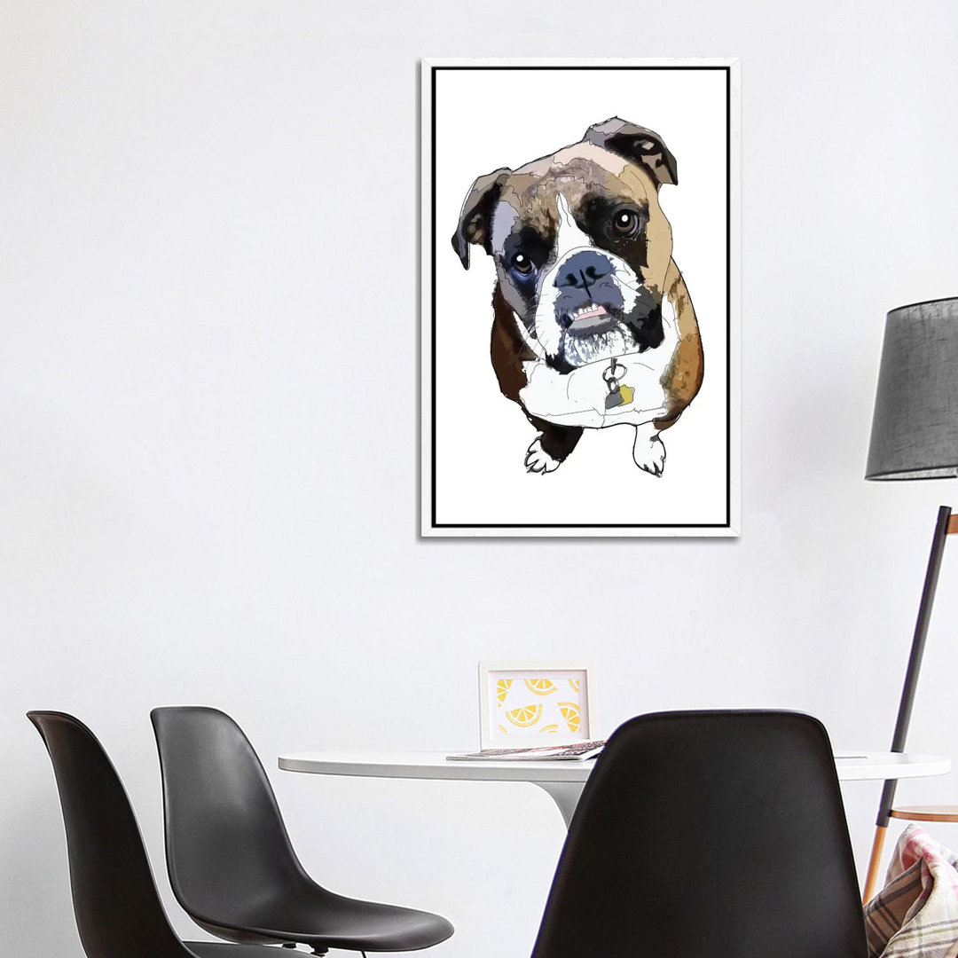 Boxer von Sketch And Paws - Galerie-verpackte Leinwand Giclée auf Leinwand