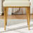 Orange Dining Chair Set Of 2, Modern Kitchen Chair Armless Faux Leather With Gold Metal Legs, Upholstered Dining Room Chairs For Living Reception Waiting Room Bedroom