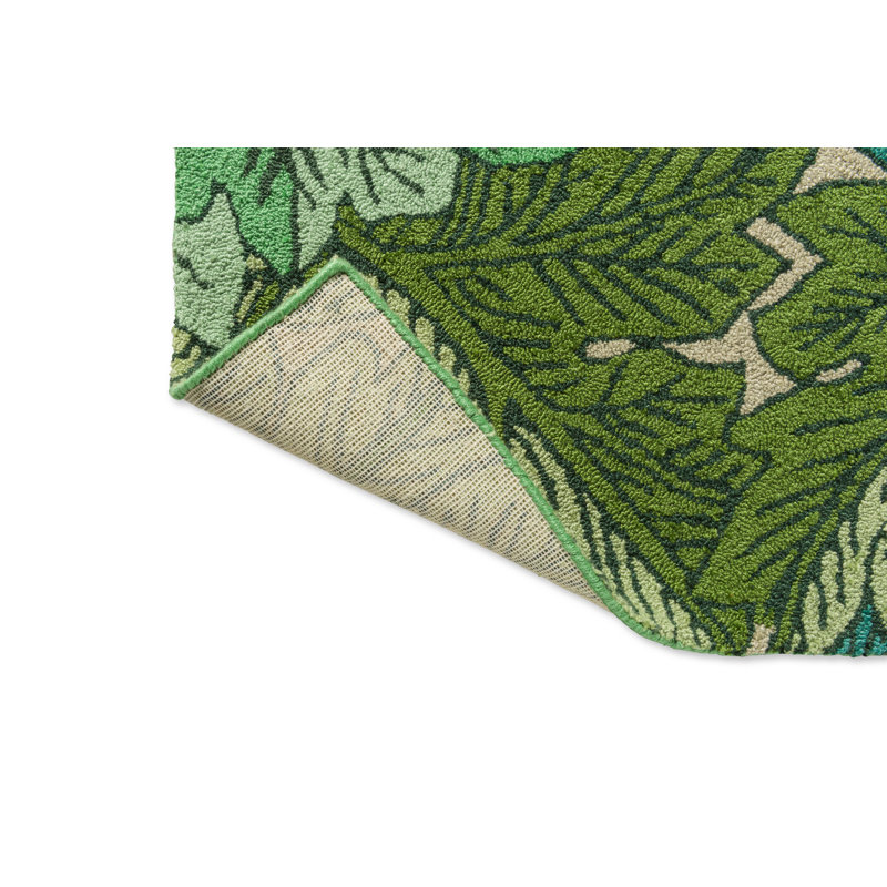Acanthus Hand Tufted Floral Area Rug, Rectangle 8'2" x 11'6"