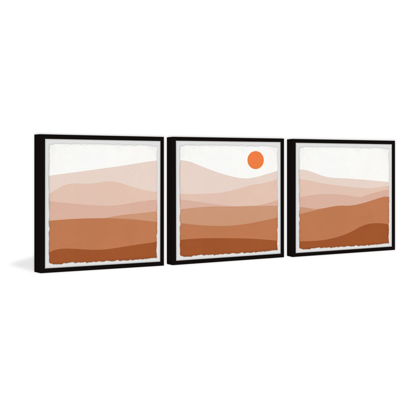 Votre montagne attend un triptyque, L 12 po x H 12 po