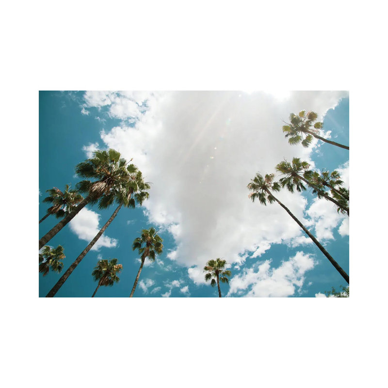 «Under the palm trees», reproduction d'art sur toile tendue