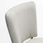 Chaise rembourrée en rotin deux tons