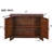 40" Hallway Cabinet With Removable & Adjustable Shelf - Retro Entryway Table Console. Solid Wood Construction, Spacious For Living Room, Foyer-1953016459