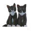 «Cutie Kitties IV» par Emily Adams - peinture sur toile tendue-1985498465-2007743061-1985498456