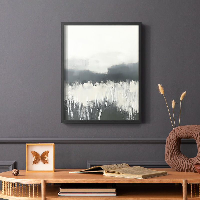 Paysages de la série LXII - reproduction encadrée de qualité supérieure - prête à être accrochée - aucun clou requis