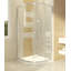 Bridgeway 90cm W x 90cm D x 185cm H Quadrant Sliding Door Shower Enclosure