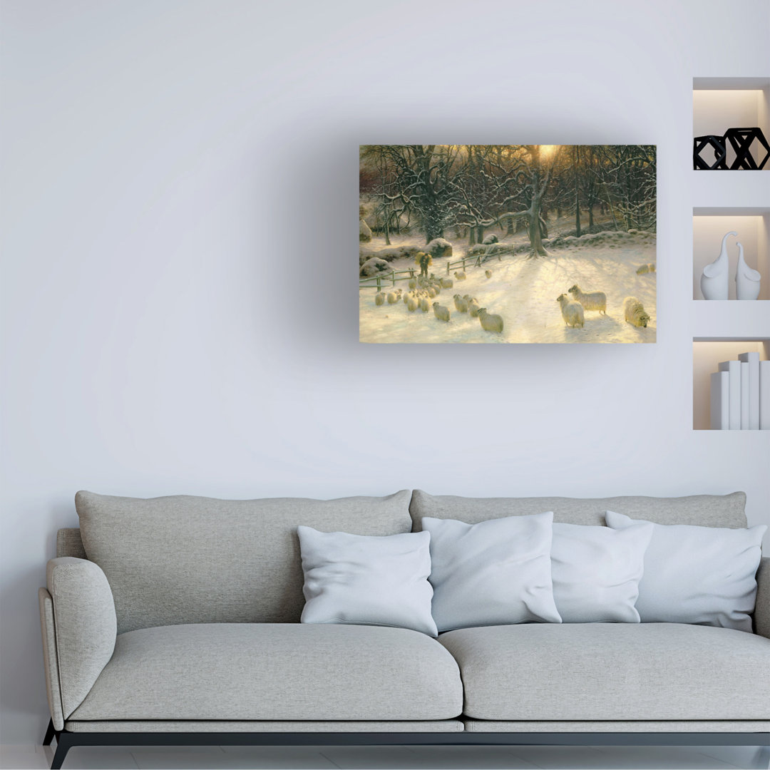 "The Shortening Winter's Day" by Joseph Farquharson Photographic Print on Canvas August Grove® 
