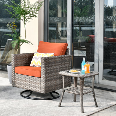 Baili Outdoor Chair With Side Table