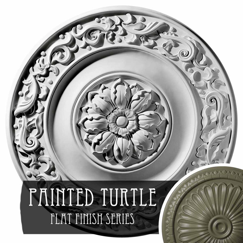Petit médaillon Endurathane Classic, Tortue peinte