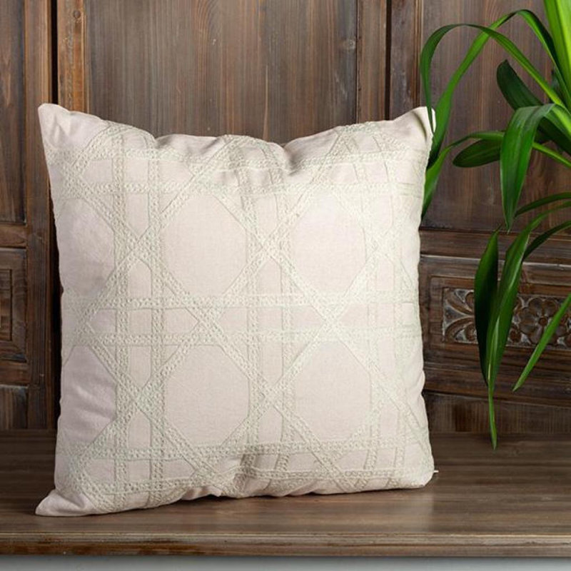 Coussin en coton 18 po x 18 po
