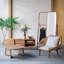 Ensemble de 2 chaises d'appoint en tissu