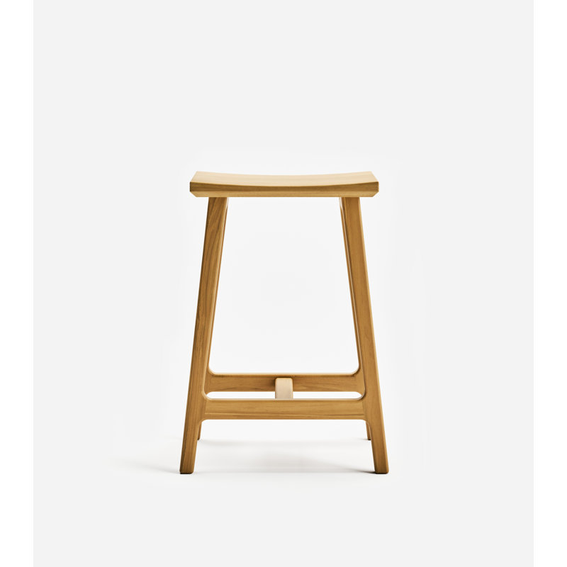 Tabouret Coyotepe, Tabouret de comptoir (siège d'une hauteur de 24 p, Teck