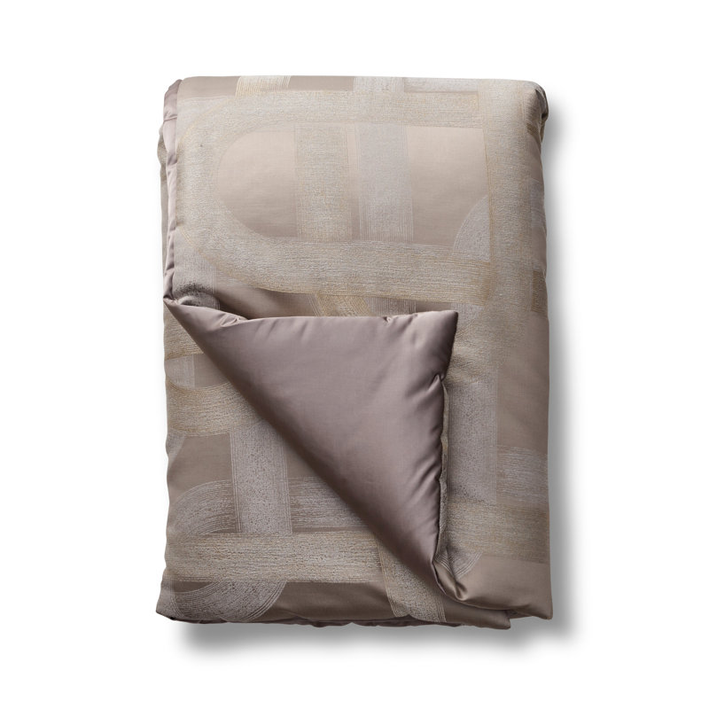 Interchange Throw Blanket, Taupe