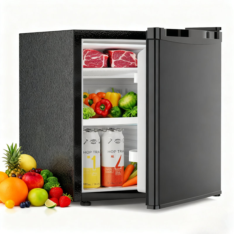 Réfrigérateur compact de 1,6 pi³ avec congélateur - 7 réglages de température, écoénergétique, silencieux, porte réversible - idéal pour un dortoir / bureau / véhicule récréatif / chambre à coucher