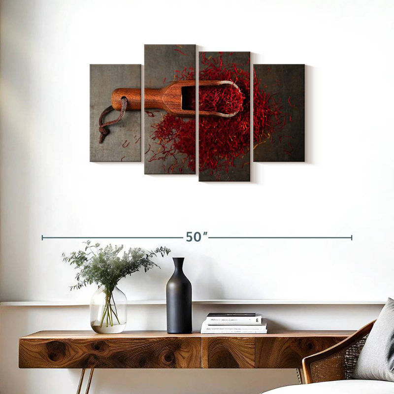 Yarlin Red Spice, 22" H x 36" W