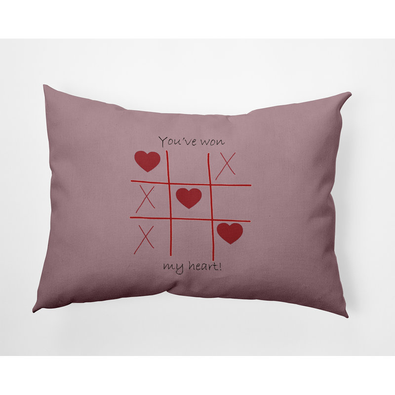 Reversible Throw Pillow, 14" H x 20" W, Rectangle