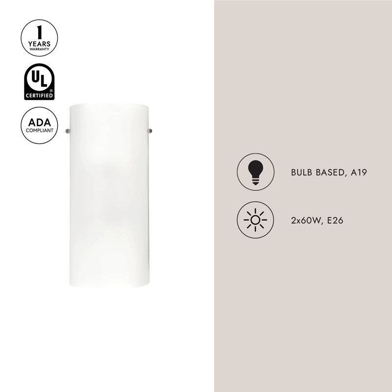 Hudson 2 - Light Flush Mounted Sconce