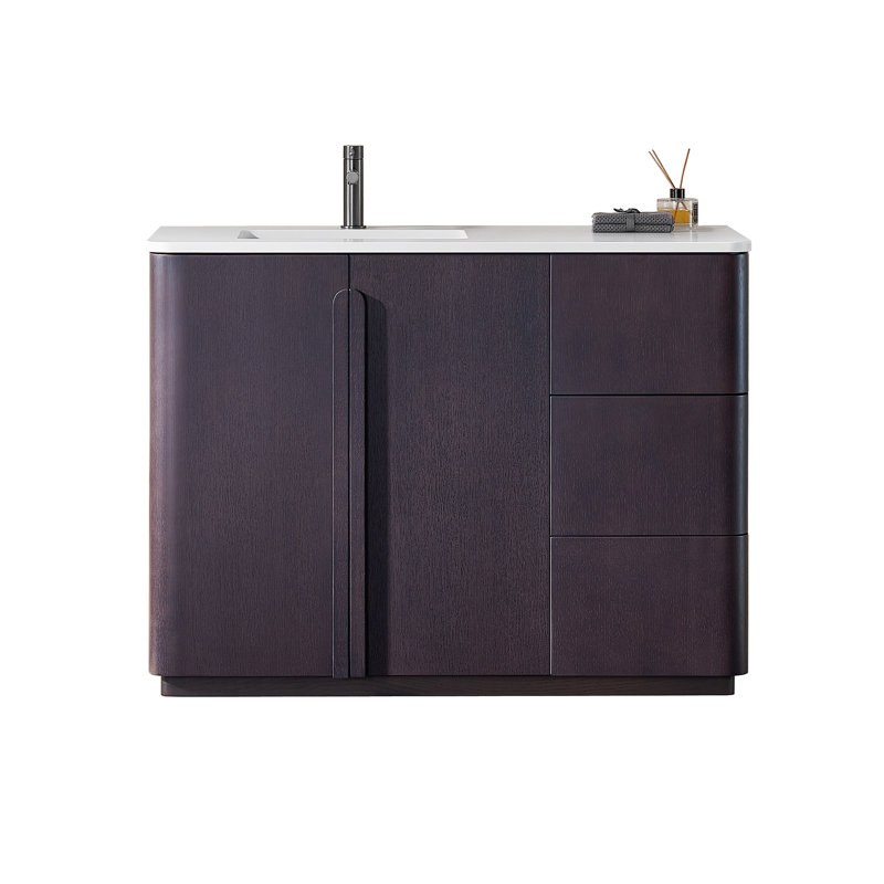 Parma 48" W Single Vanity, Espresso Oak