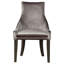 Chaise d'appoint rembourrée (ensemble de 2)
