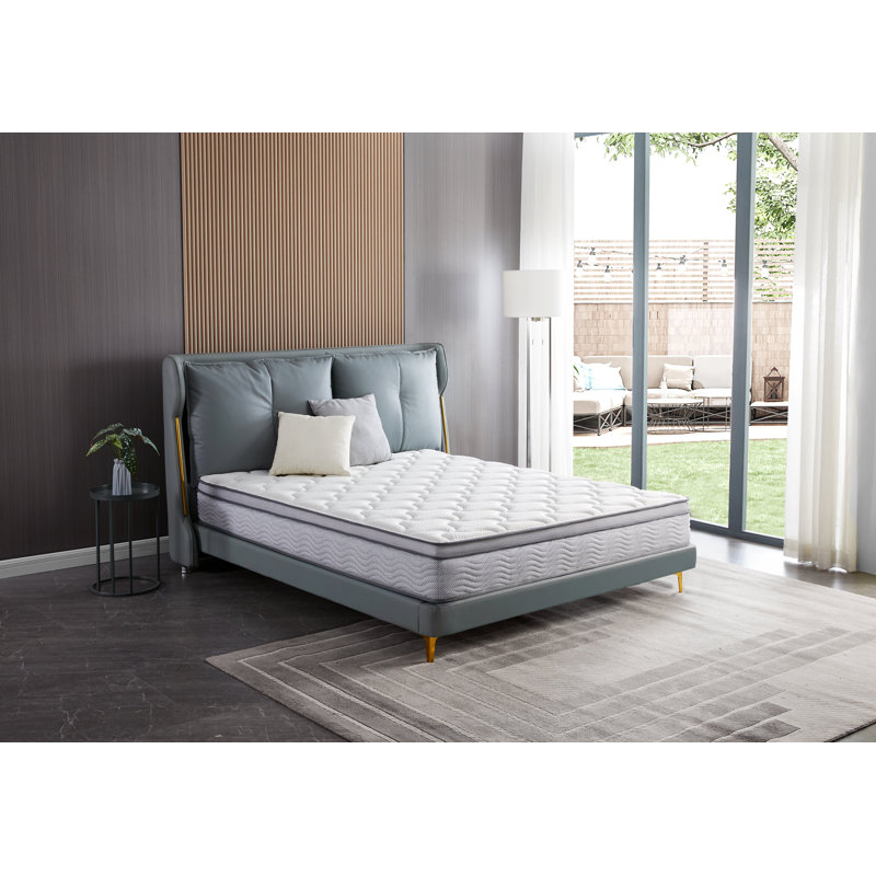 Restologie Pillow Top Hybrid Mattress, Twin, 10"