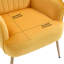 Chaise de salon rembourrée en velours Comfy-77007428-77007448