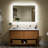 Liyah Led Trifold Backlit & Front-lighted Bathroom Vanity Wall Mirror Dimmable Anti Fog Memory Function-107101779