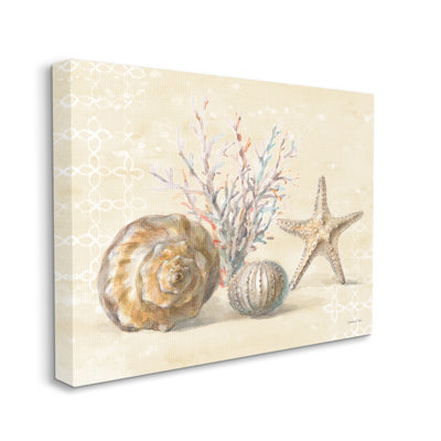 «Highland Dunes Sunrise Beach Seashells», estampe numérique par Danhui Nai