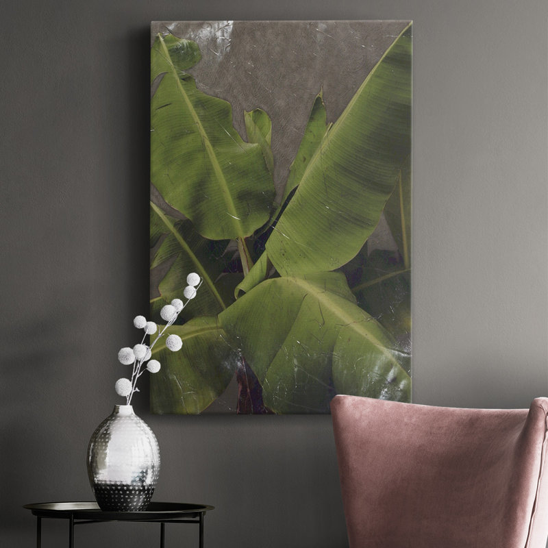 «Dramatic Leaves III», impression sur toile tendue, H 27 po x l 16 po x P 1 po