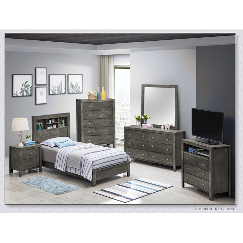 Lit transitionnel gris Tranquil pour le confort
