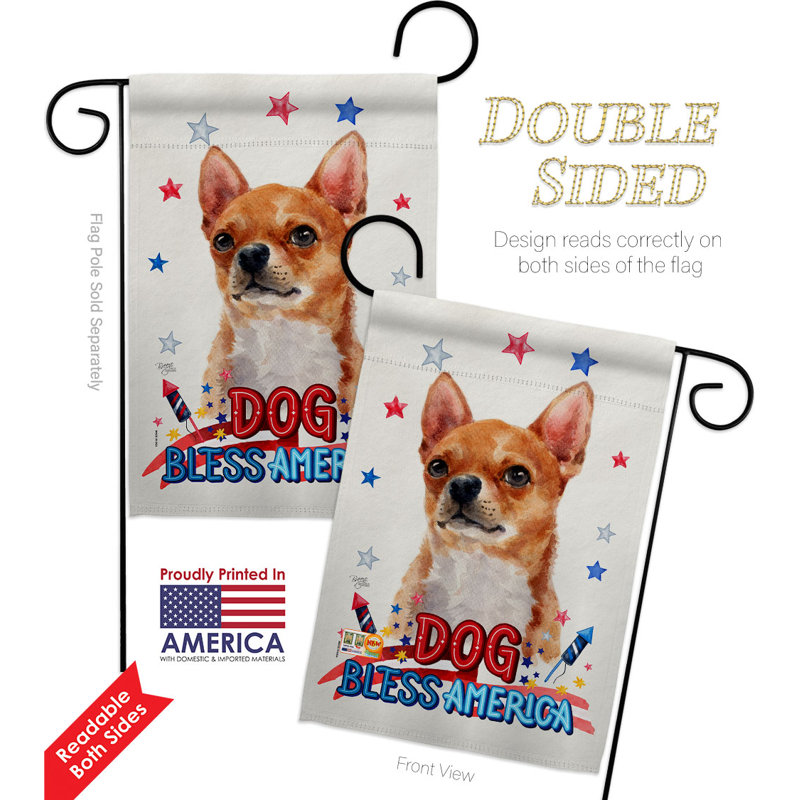 Double Sided Polyester Animal, 18.5" H x 13" W