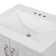 24.5" Single Bathroom Vanity With Cultured Marble Top