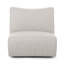Atlas Outdoor Swivel Accent Chair Light Gray