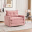 Fauteuil demi-tonneau pivotant de style Mid-Century moderne-1002184374