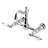 Kingston Brass Willshire Double-Handle 2-Hole Wall-Mount Bridge Kitchen Faucet-93672671