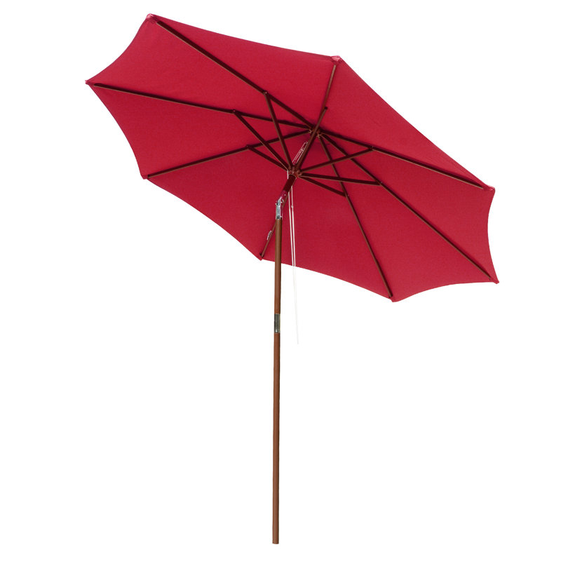 Parasol de marché 9 pi Coleford, Rouge
