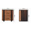 50cm W Solid Wood Bedside Table